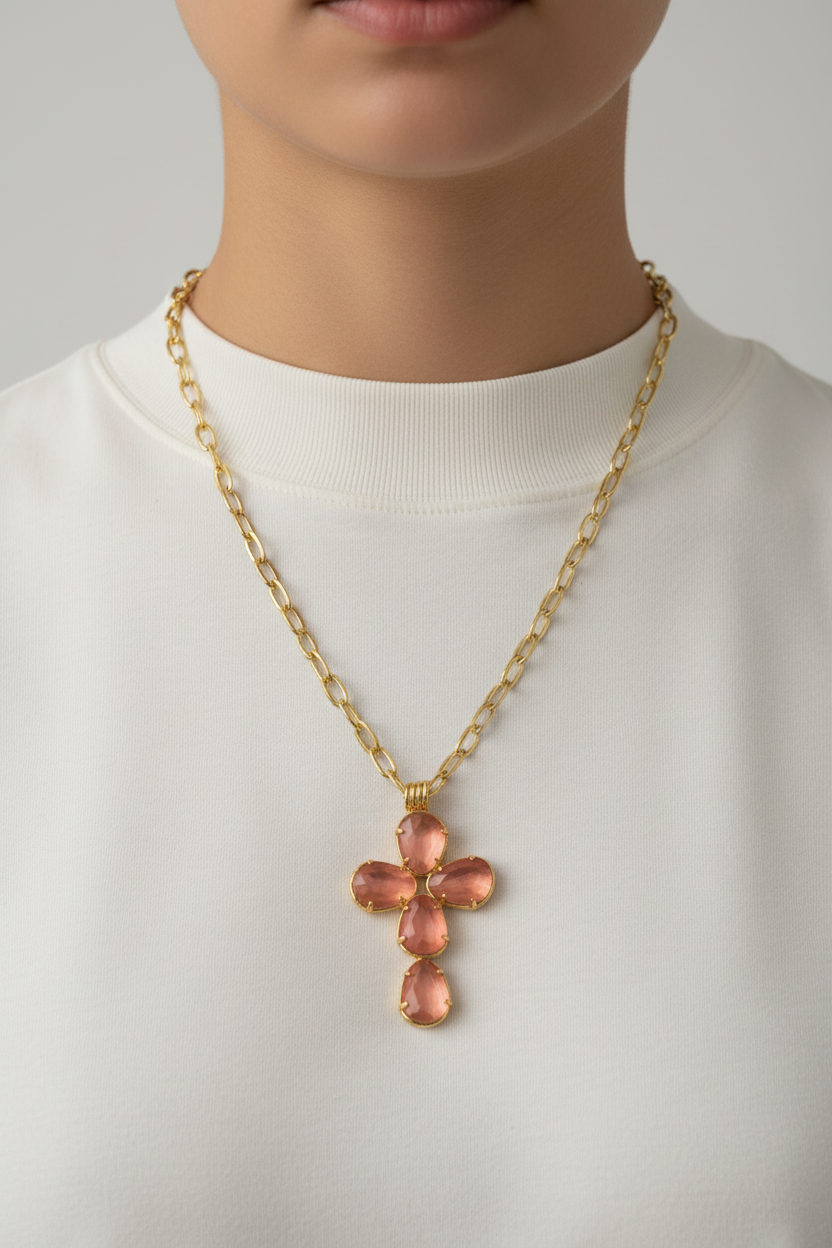 Golden Cross Necklace