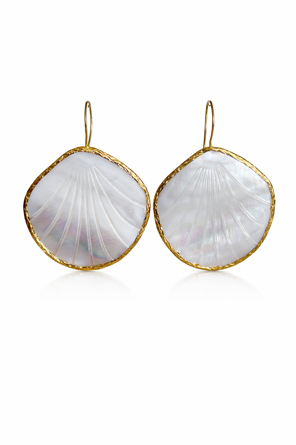 Shell Golden Earrings