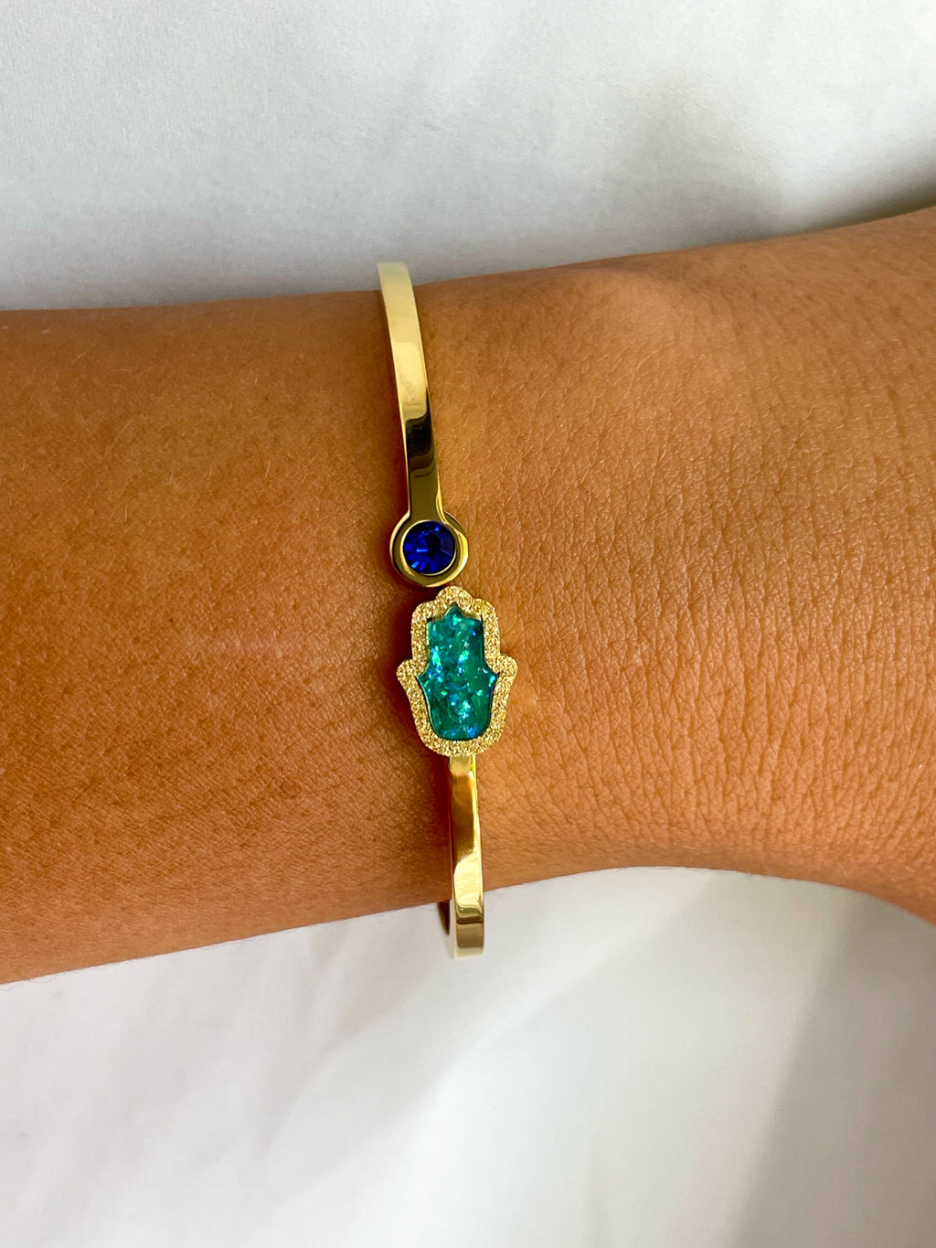 Hamsa Cuff Bracelet