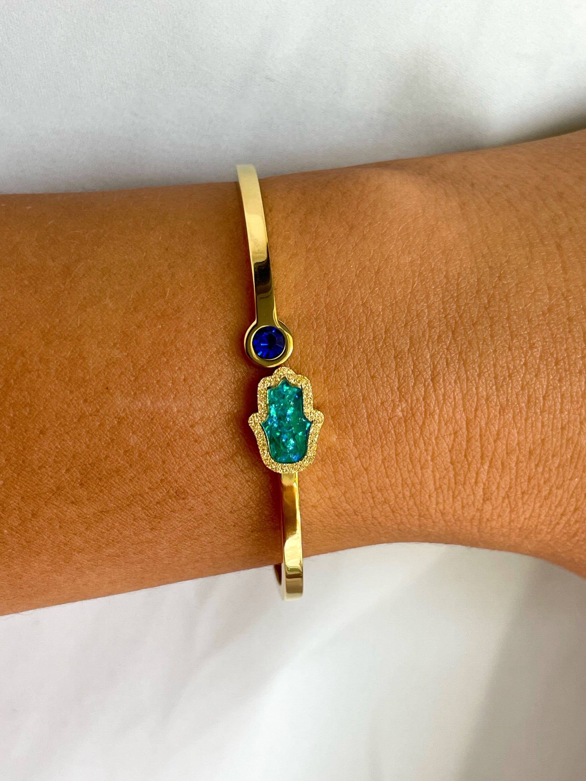 Hamsa Cuff Bracelet