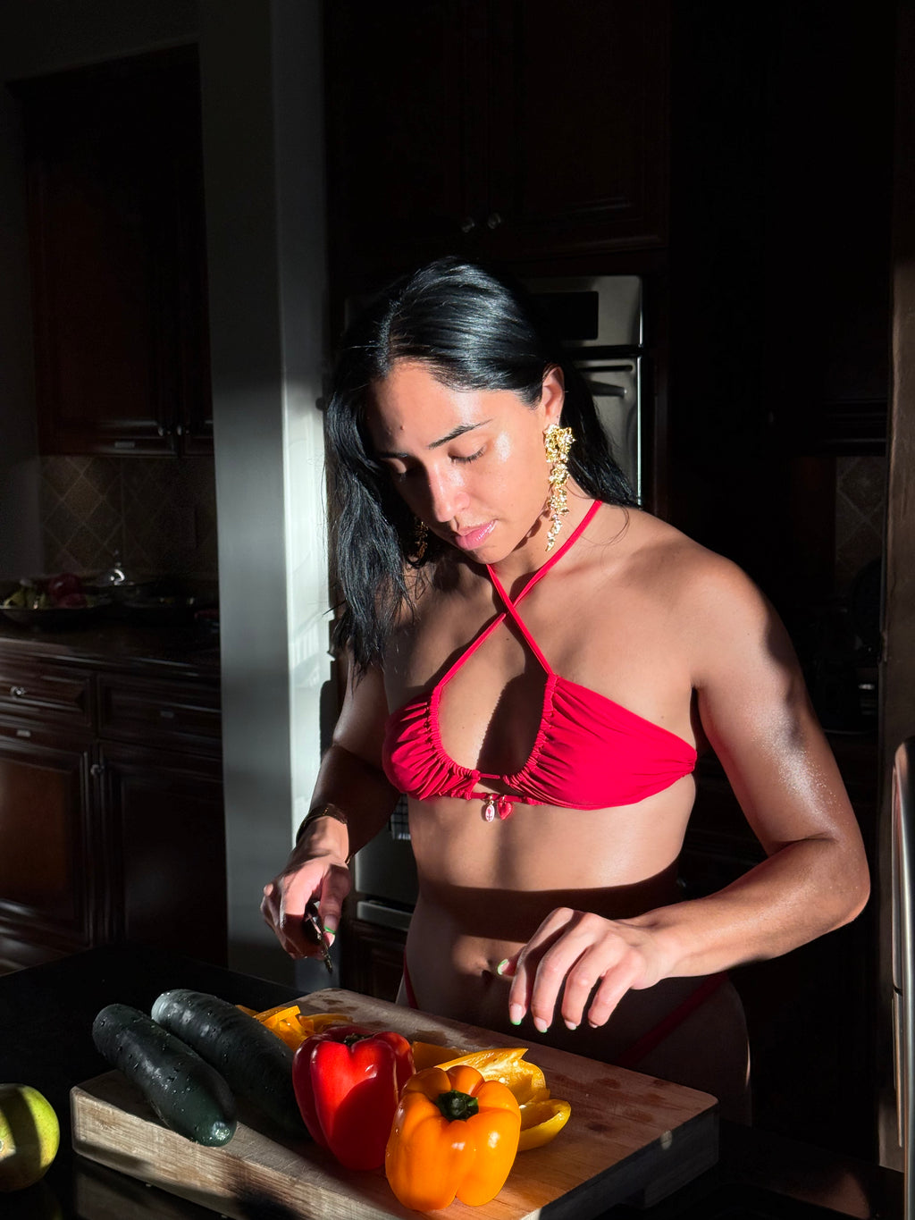 Golden Vine Earrings