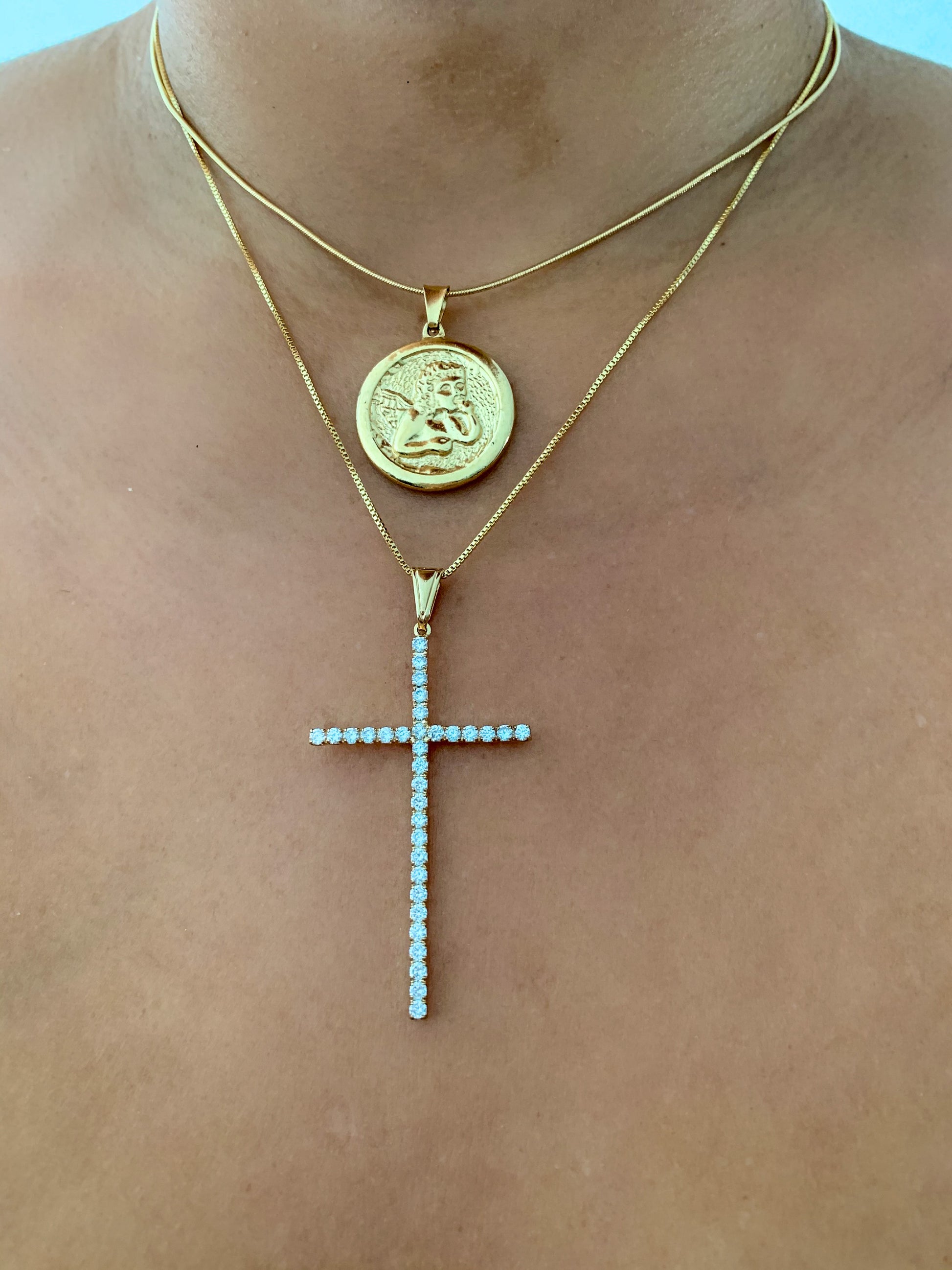 Heavenly Cross Necklace