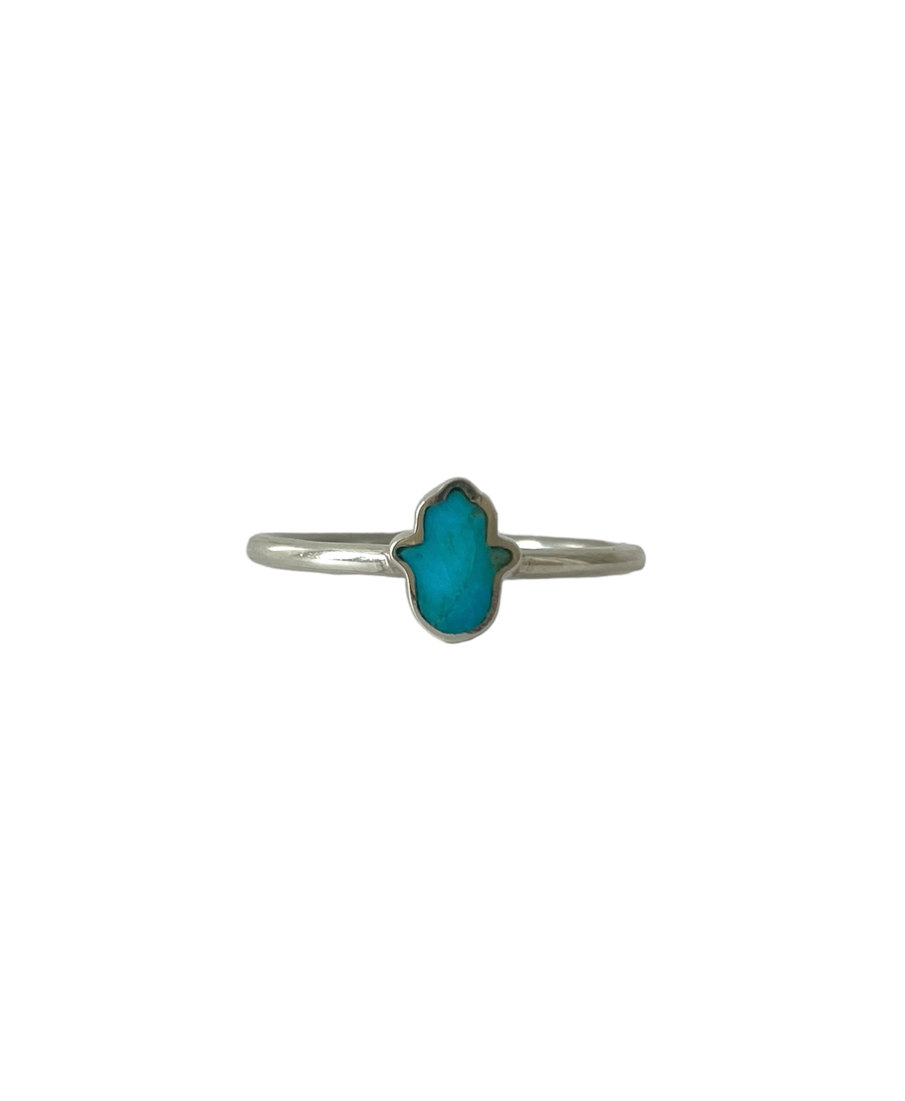 Turquoise Hamsa Ring