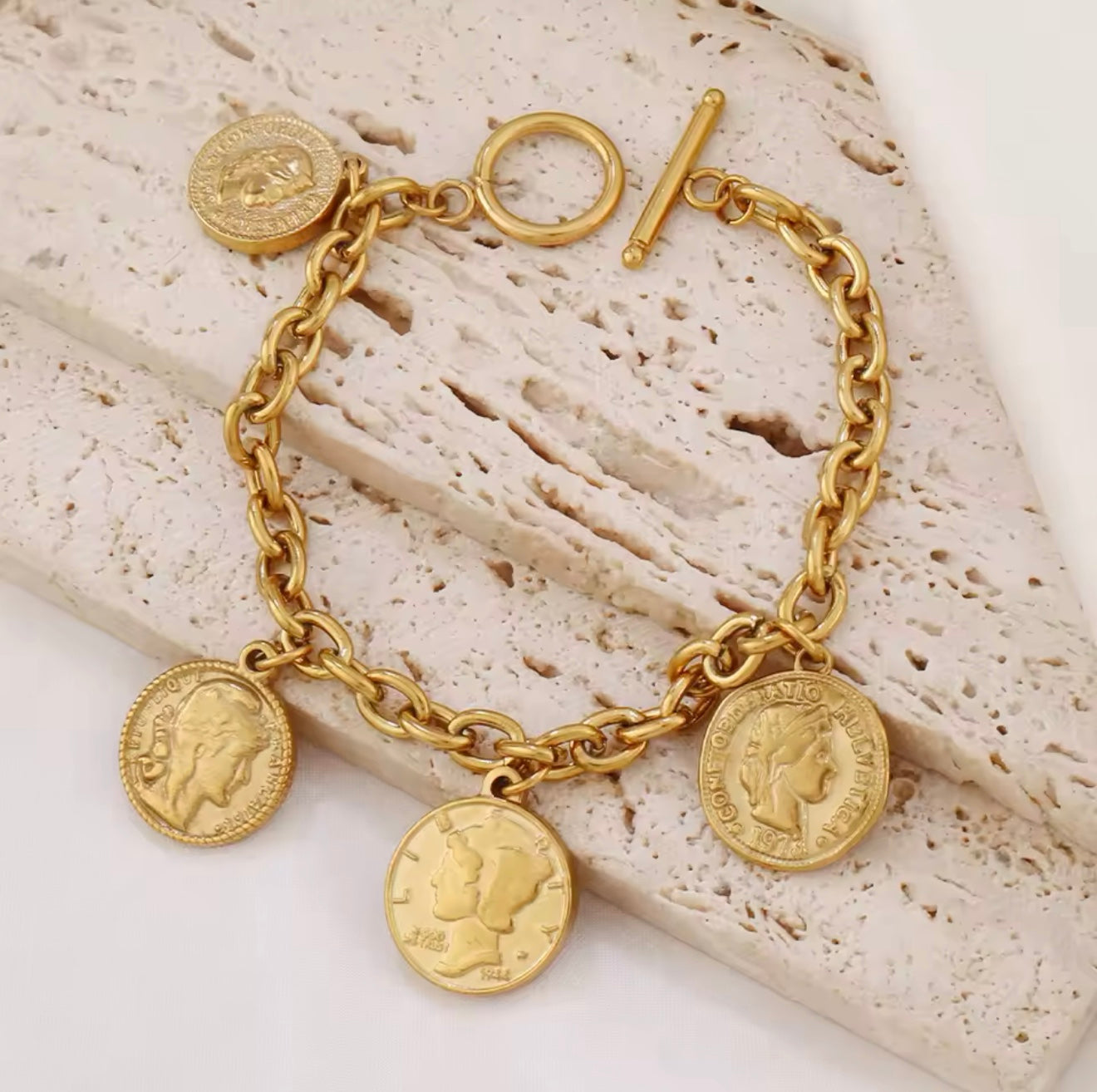 Coin Bracelet