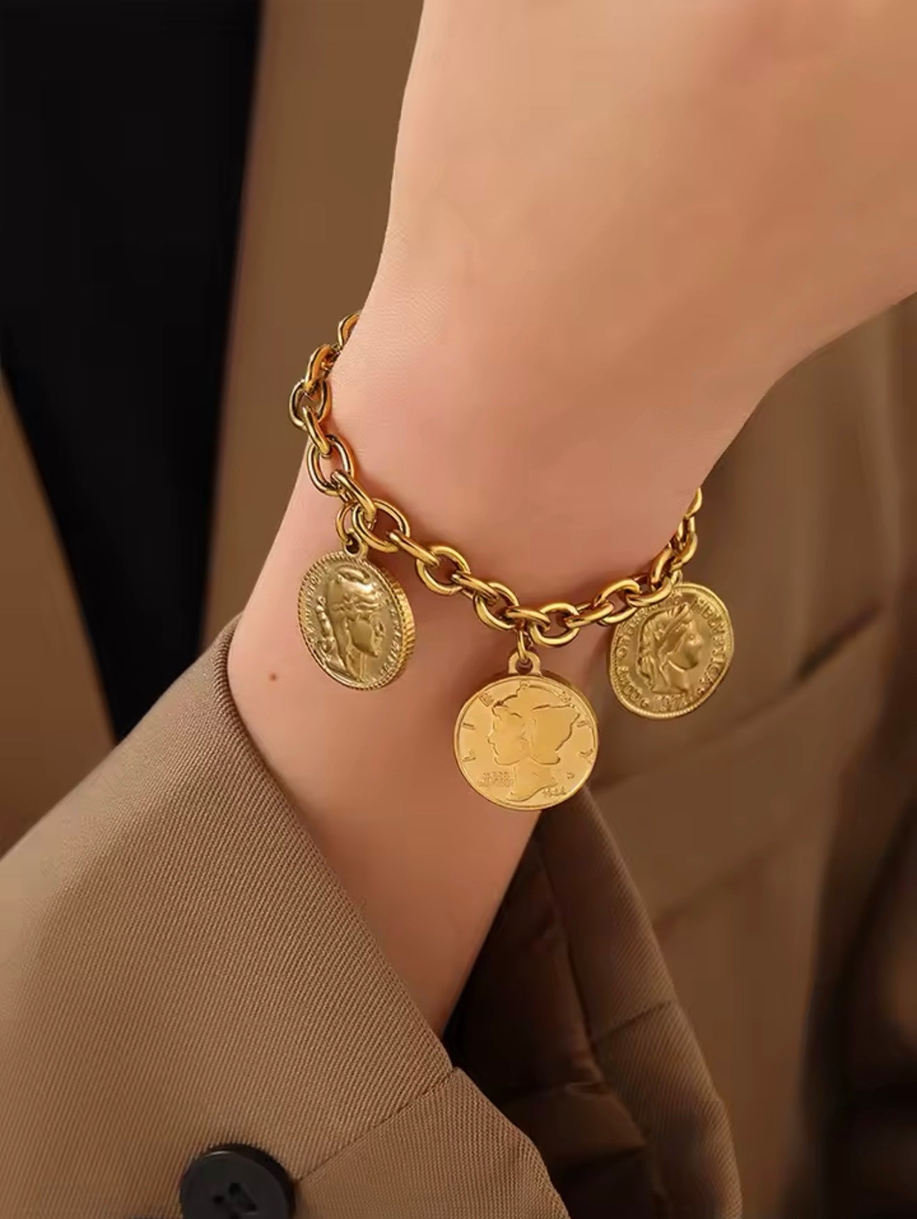 Coin Bracelet